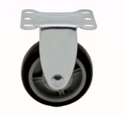 MODULAR SOLUTION CASTER&lt;BR&gt;5&quot; WHEEL, FIXED PLATE